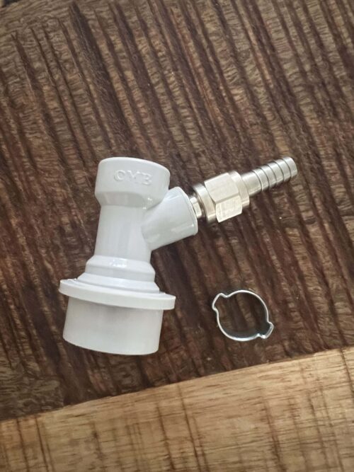 koolzuurconnector grijs