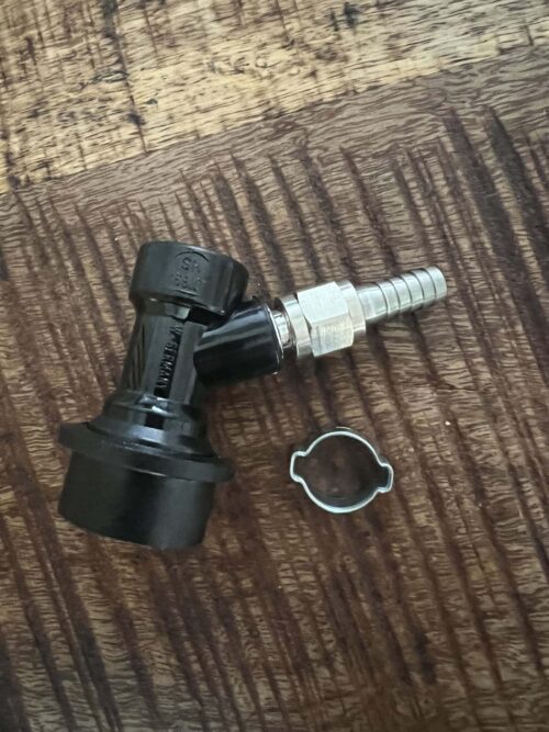 koolzuurconnector zwart