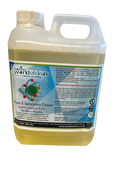 Worldofclean M-POWER tapijt- en meubelreinigingsproduct
