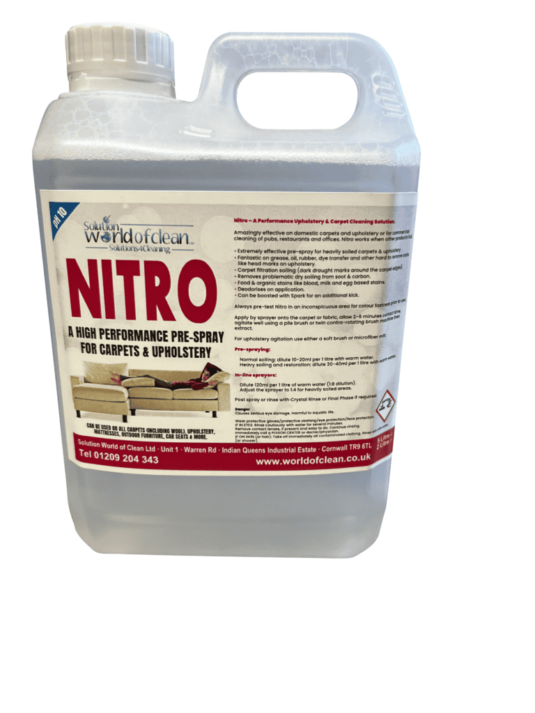 Worldofclean Nitro – prespray tapijt en meubels