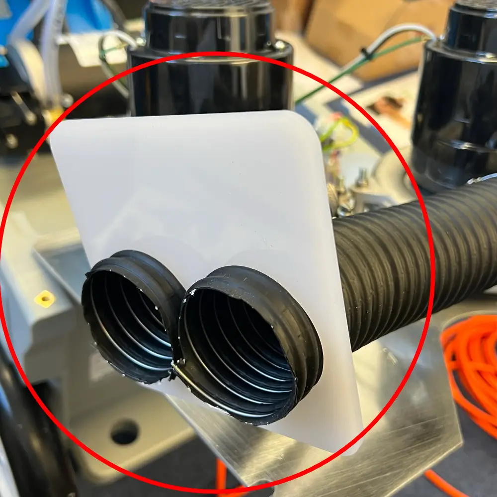 Exhaust Plate 2 Hole