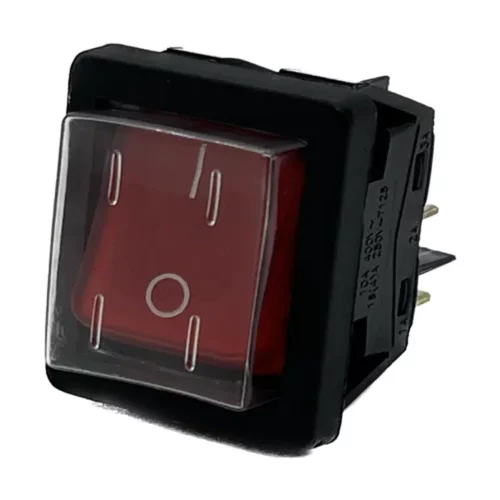on-off dp rocker switch with splashguard (high in-rush)